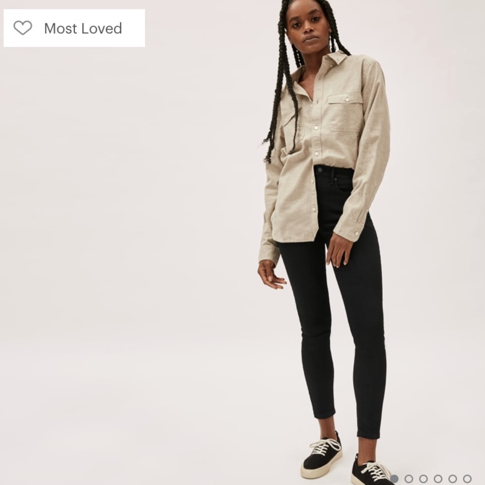 Everlane authentic stretch high rise skinny jeans